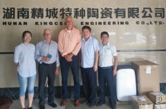 Strategic Partner Engaged in Wear-Resistant from Sweden Paid a Visit to KINGCERA